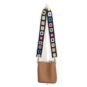 Crochet Flower Boho Bag Guitar Strap